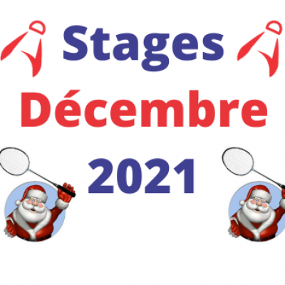 Stages de décembre 2021