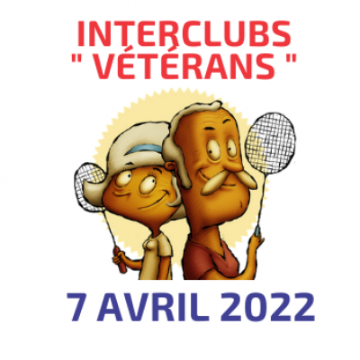 Interclubs « Vétérans » le jeudi 7 avril au gymnase Ferber