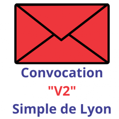 Convocation « V2 » pour la 3ème édition nationale de Simples de Lyon des 9 & 10 avril 2022