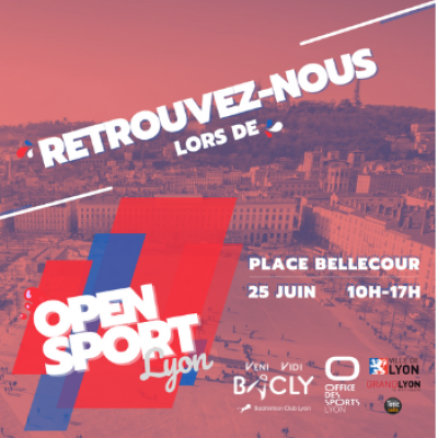 Open Sport de Lyon le 25 juin 2022 sur la Place Bellecour