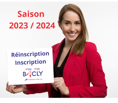 Réinscription & Inscription Saison 2023 / 2024