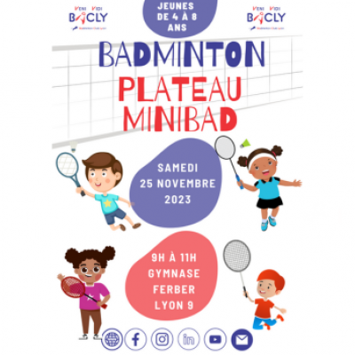 1er plateau Mini-Bad de Lyon le 25 novembre 2023