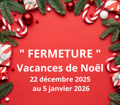 Les créneaux des vacances de Noël 2025