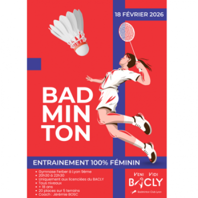 Entrainement spécifique 100% féminin le 18 février 2026
