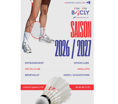 Préparation de la saison 2026 / 2027 au BACLY