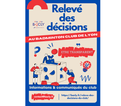 Relevé de décisions – Avril 2026