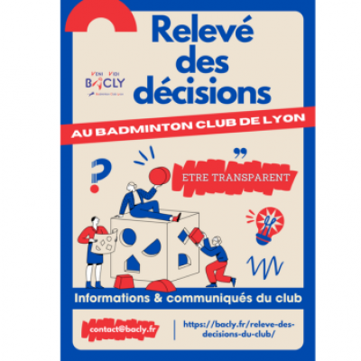 Relevé de décisions – Avril 2026