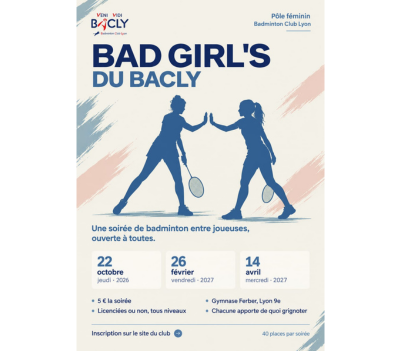 1er Bad Girl&rsquo;s du 22 octobre 2026