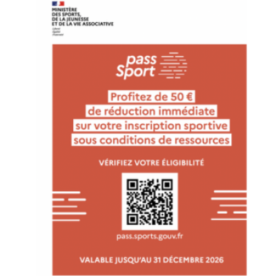 Pass Sport 2026-2027 fait sa rentrée